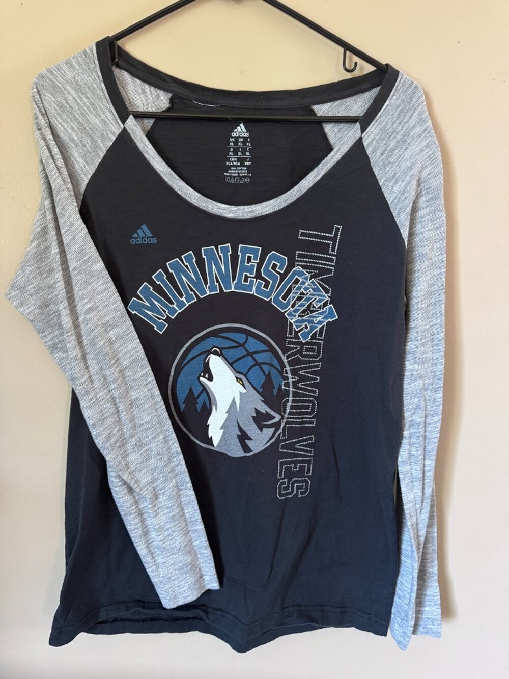 MINNESOTA TIMBERWOLVES WOMENS LONG SLEEVE TEE
